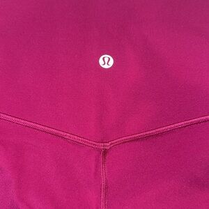 *like new* Magenta Lululemon Wunder Train leggings